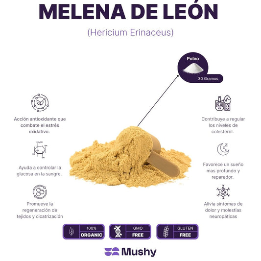 Melena De Leon 100% (Puro Polvo 30g)